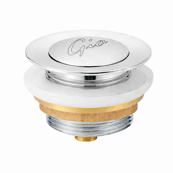 GIO Bath Waste Pop-Up - 40mm Chrome Plated Click Drain (BTW201)