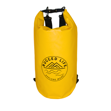 Rugged Life Heavy Duty 20L Dry Bag Waterproof Backpack - Yellow Image