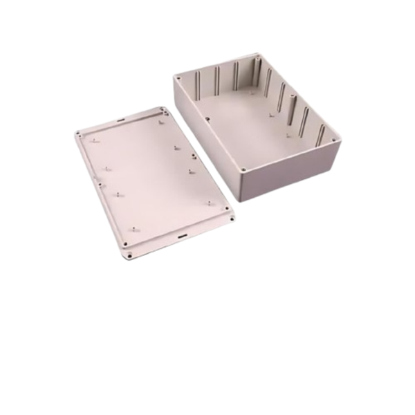 1591XXFFLGY ABS Enclosure 221x150x60mm Flanged Lid Grey IP54