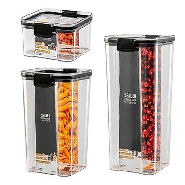 Kitchen Pantry &amp; Refrigerator Vacuum Seal Noodle Container 3 Set Special