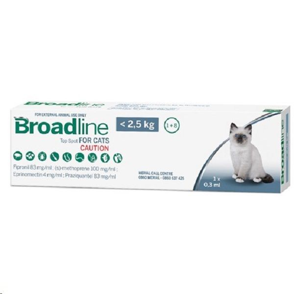 Broadline Top Spot for Small Cats (1 Applicator)