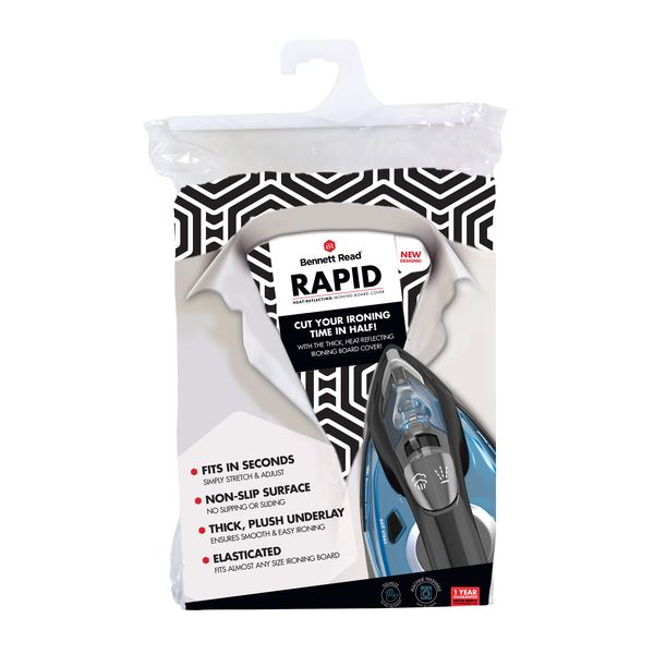 Bennett Read Rapid Ironing Board Cover with Heat Reflection - Blindbox