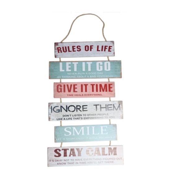 Ruies O f Life Home Decor Wall Art- 51cm