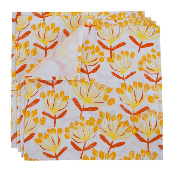 Carol Nevin Handmade Cotton Napkin 46cmx46cm - 4 Pack