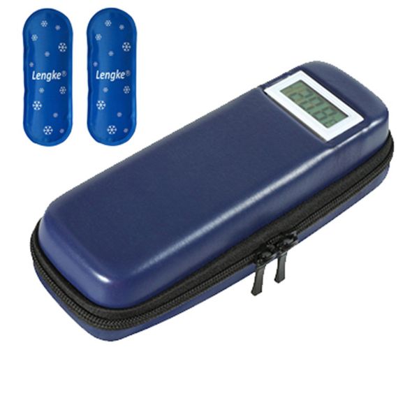 Small Size Insulin Cooler Travel Case Medication Diabetic Cooler With LCD