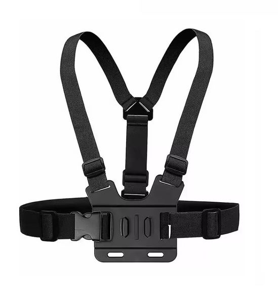 Adjustable Chest Strap Mount Compatible with Smart Phone and Action Camera