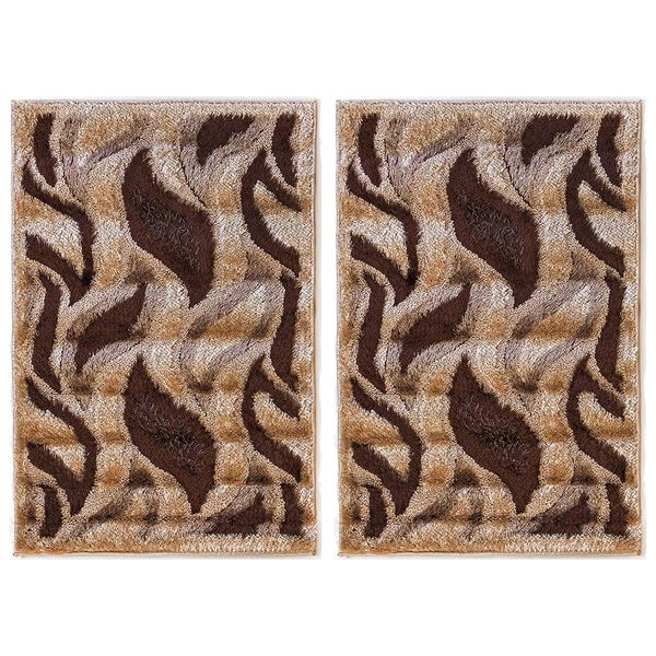 Lush Living Rug Pastel - Beige Brown - 80 x 120cm - Pack of 2
