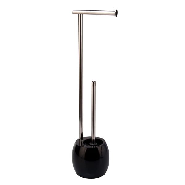 Sensea Combi Toilet Brush &amp; Roll Holder Rondo Black