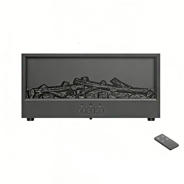 Retro Fireplace Remote Aromatherapy Machine, 3D Simulated Fireplace