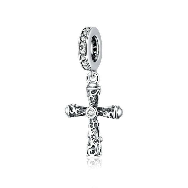 Retro Cross Dangle Charm