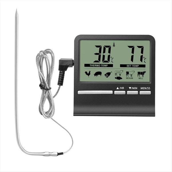 Kitchen Digital CookingThermometer Meat Food Temperature for Oven BBQ Grill
