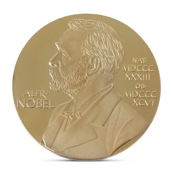 Alfred Nobel Commemorative Coin - Nobel Prize Medal in Physiology Coated