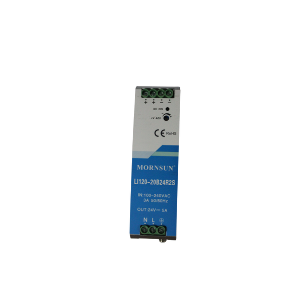 LI120-20B24R2S 24V 5A Slim DIN Rail Switch Mode Power Supply 90-264VAC