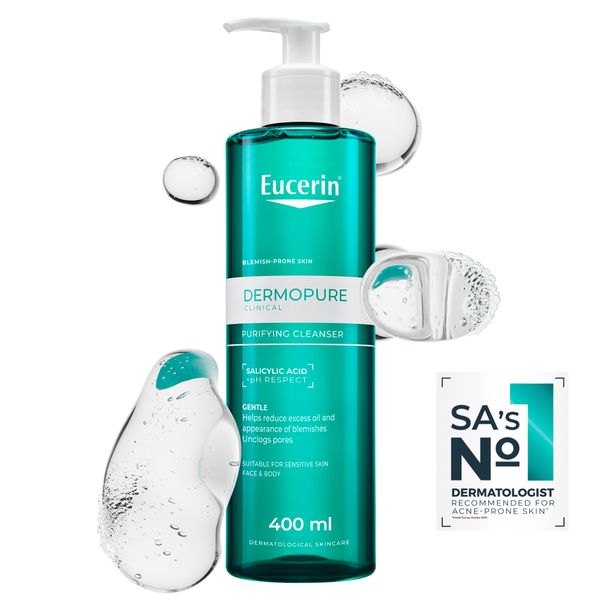 Eucerin DERMOPURE CLINICAL Purifying Cleansing Gel, 400ml