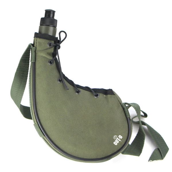 Sports Water Bottle 800ml with Shoulder Strap