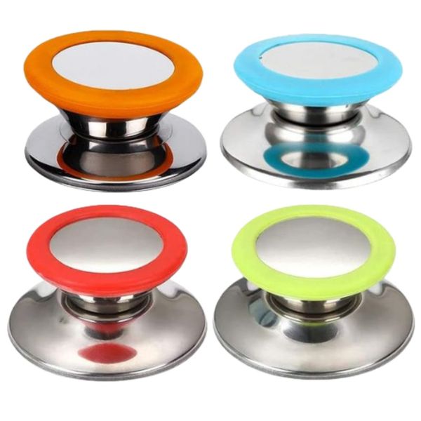 Set of 4 Colorful Replacement Pot Lid Knobs