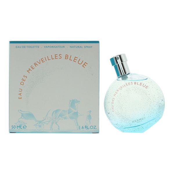 Hermès Eau des Merveilles Bleue Eau de Toilette 50ml (Parallel Import)
