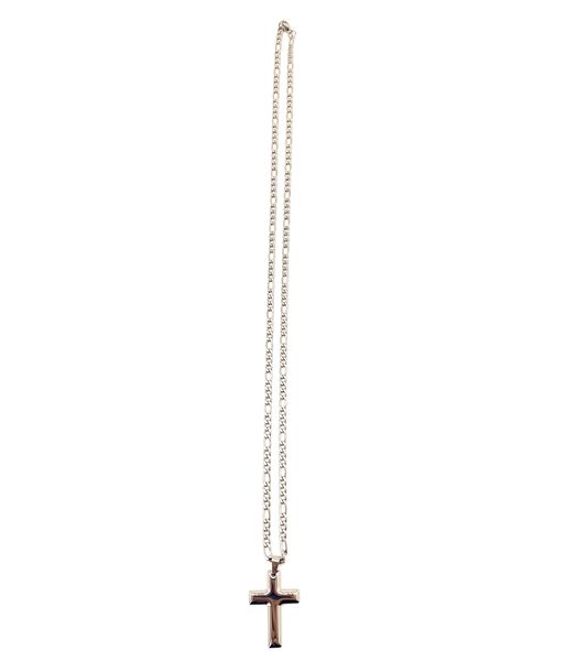 Fabulae Small Steel Cross Chain, Christopher
