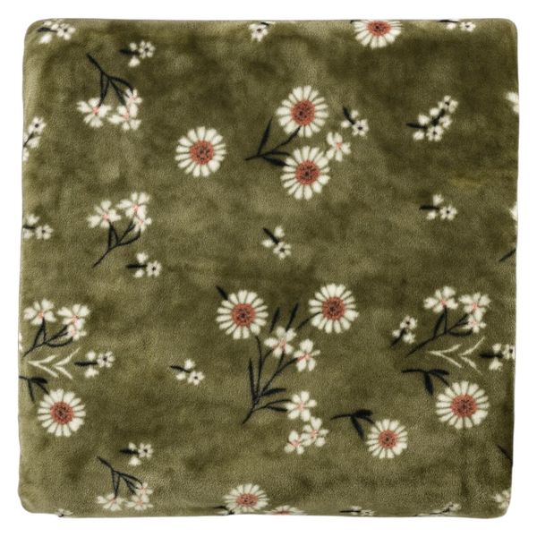 Twin Plush Blanket 168cm - Green Floral