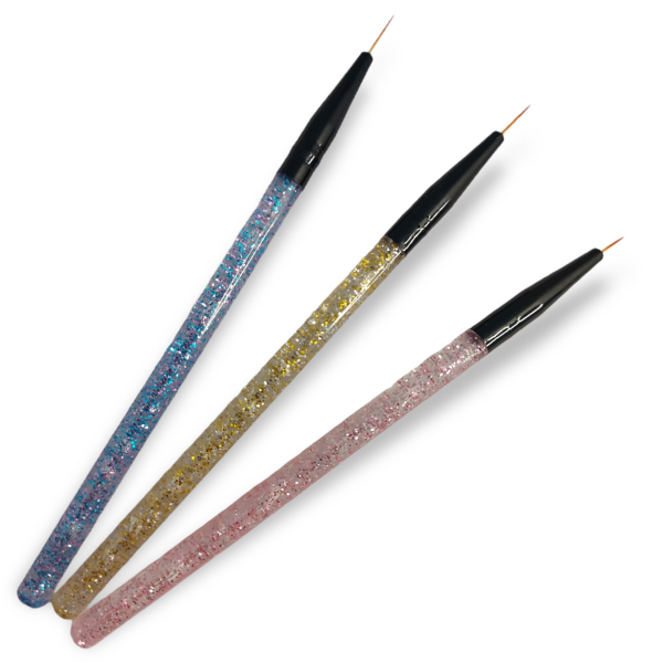 Nails by Nicole - Professional Nail Liner Art Brush - 3 Piece