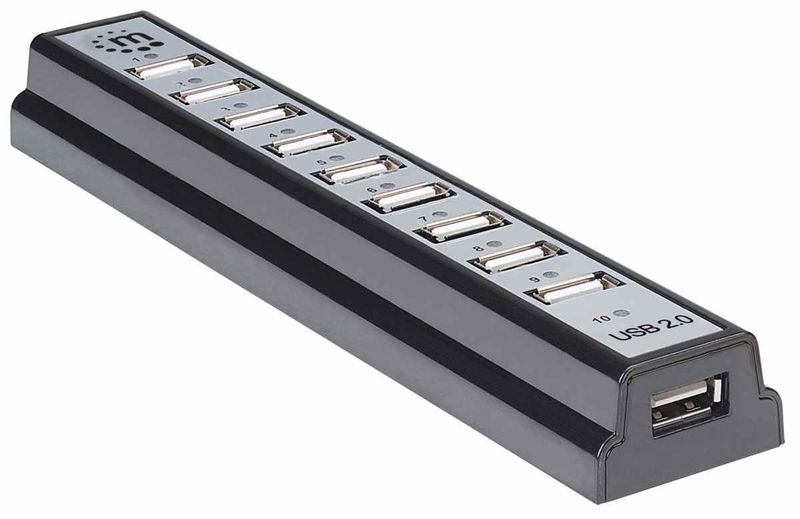 Manhattan 10 Port USB Hub
