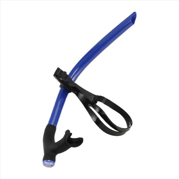 Silicone Swimming Front Breathing Tube Diving Training,Blue