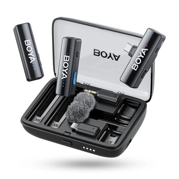 Boya BOYALINK 2 3-in-1 Compact Dual-Channel Wireless Microphone System