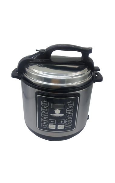 Silver Aluminum Electric Pressure Cooker