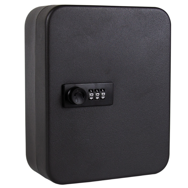 Key Steel Cabinet with Combination Lock Holds 48 Keys, Wall Mount Security