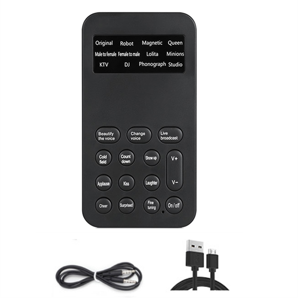 S9 Voice Changer 12 Voice Changing Modulator with Adjustable Voice