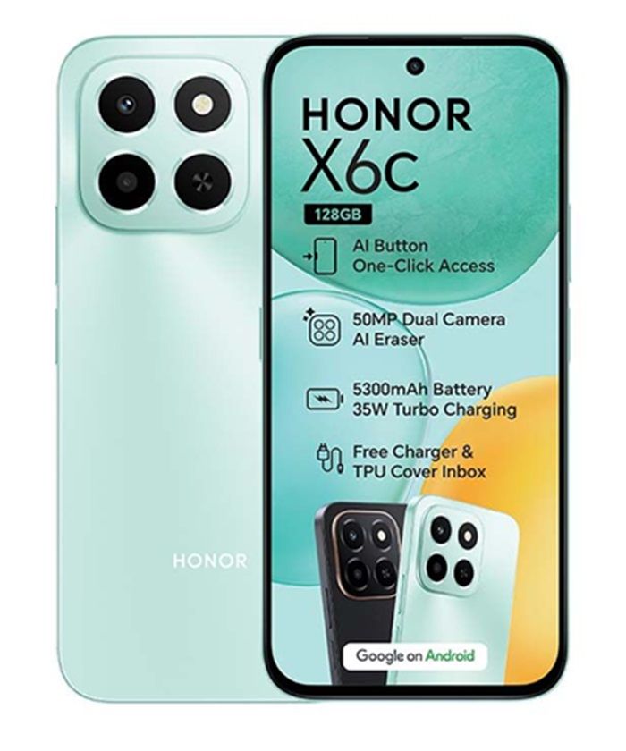 HONOR X6c 128GB LTE Dual Sim - Ocean Cyan