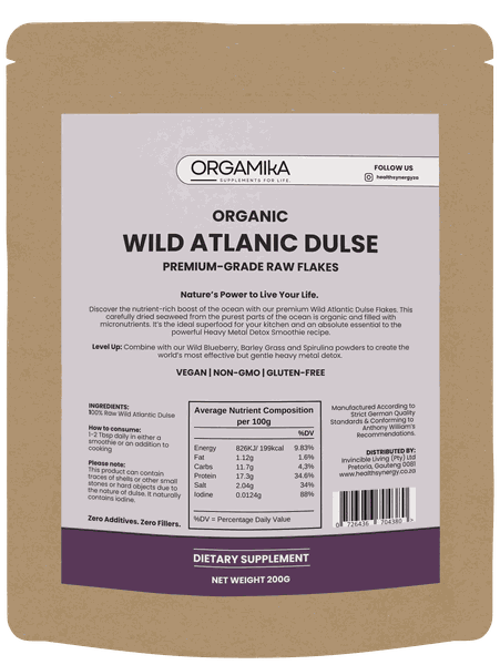 Organic Premium Wild Atlantic Dulse Flakes - 200g
