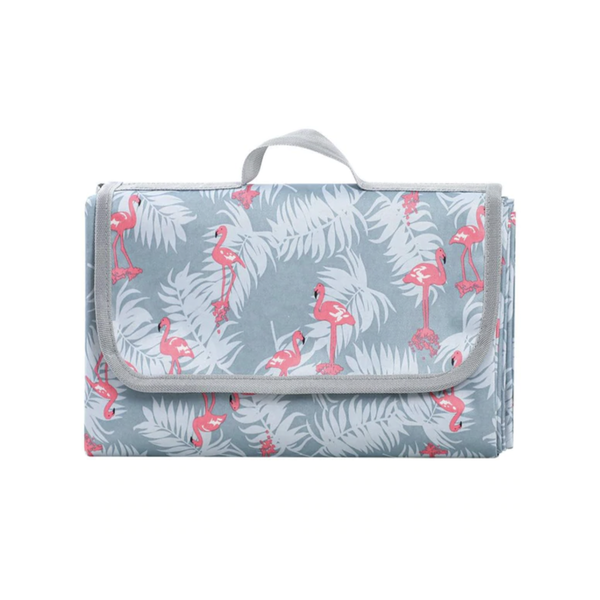 Waterproof Picnic &amp; Beach Blanket - Flamingo