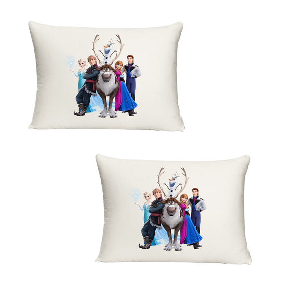 BG - Elsa Frozen + Friends Twin Standard Pillow cases