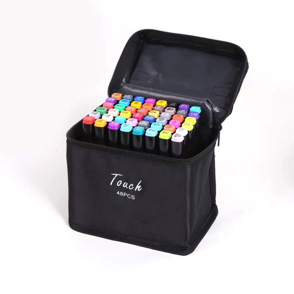 48 Colors Alcohol Pens Double Ended Markers