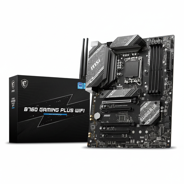 MSI B760 Gaming Motherboard with Wi-Fi, DDR5, Intel LGA1700