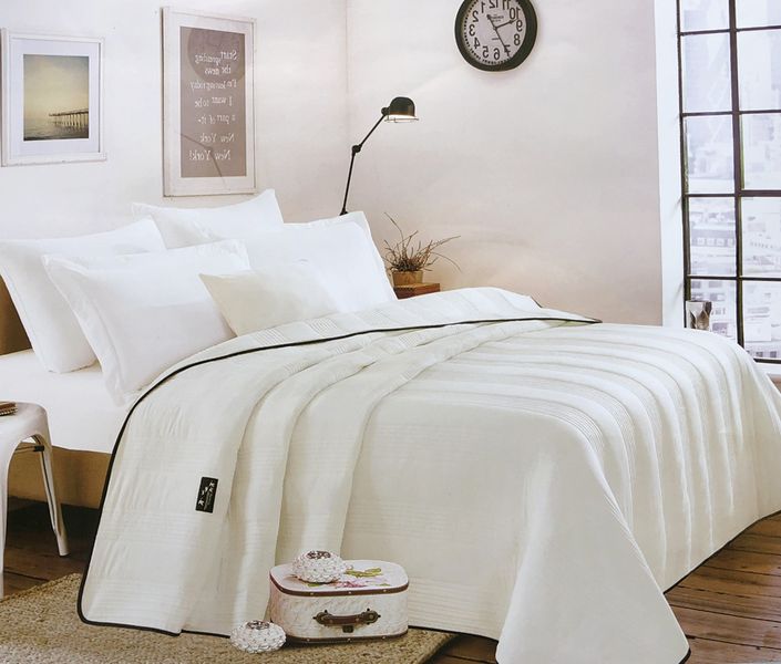 4 Piece King Size Pre-washed Quilt Set Polyester Material - Blushing Pink