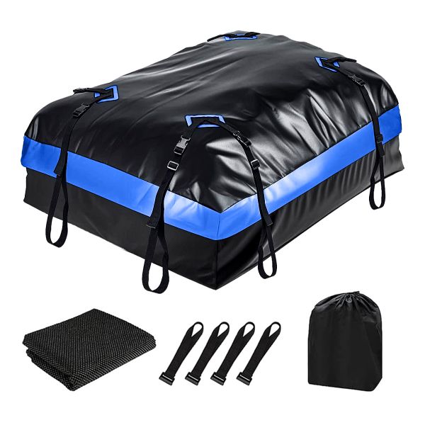Waterproof Car Roof Luggage Bag Carrier Bag - 127x97x45cm - Blue