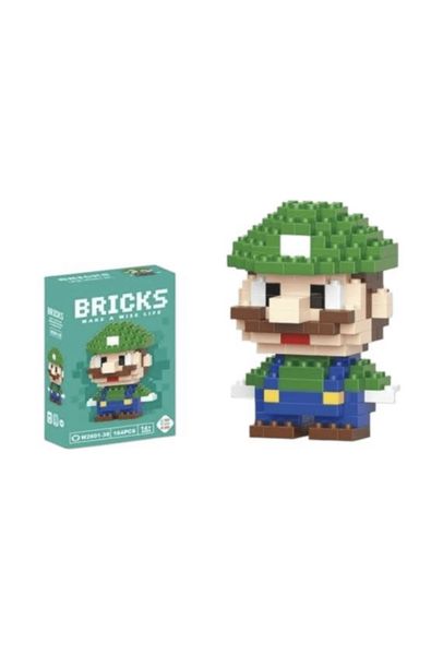 Mario Luigi Mini Blocks Cartoon Anime Character