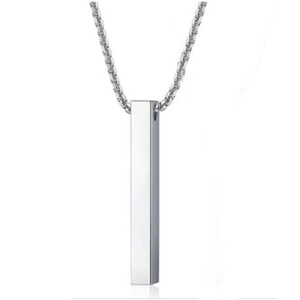 Stainless Steel Men's Pendant Necklace