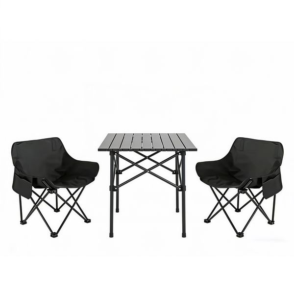 Portable Folding Camping Table and Chairs Set