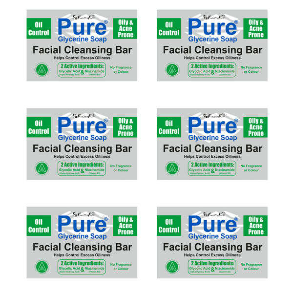 Pure Facial Cleansing Soap Bar Oily and Acne Prone Skin 100g