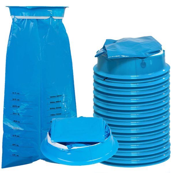 15 Vomit Bags Disposable Leakproof Outdoor Emergency Urine Bag