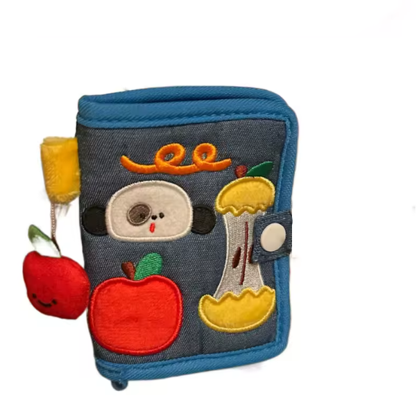 New Cute Canvas Wallet, Short Zipper Wallet, Ladies' Wallet