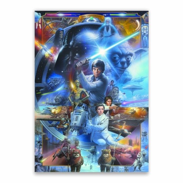 Star Wars Collage Anniversary Poster - A1