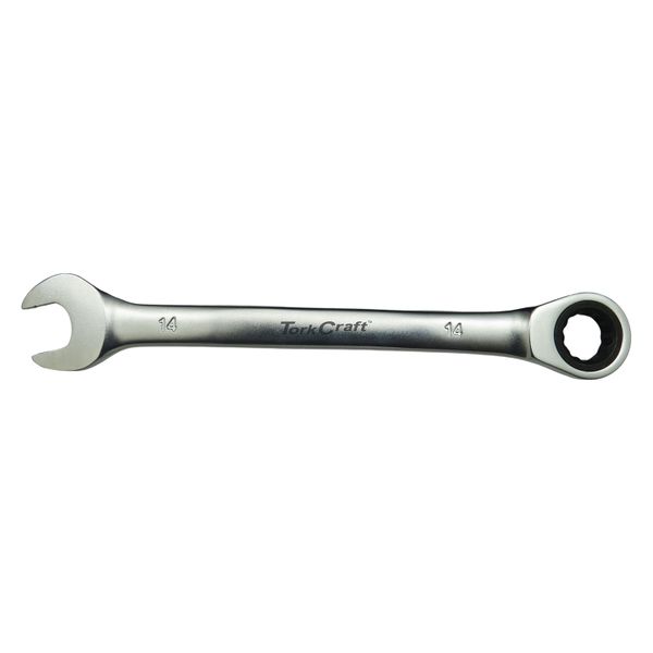 Tork Craft Combination Ratchet Wrench 14Mm Fixed Head Spanner