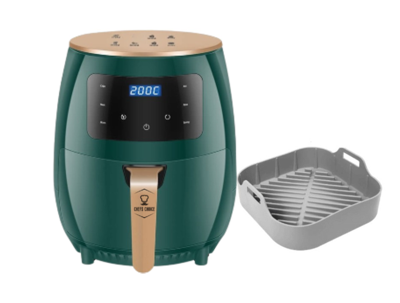 Chefs Choice 6L Digital Air Fryer with Silicone Liner, Oil-Free Cooking