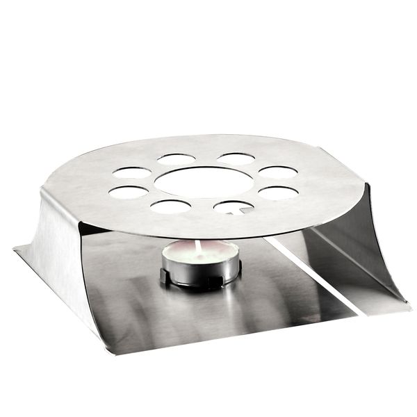 Simax tea warmer of stainless-steel incl. candlelight