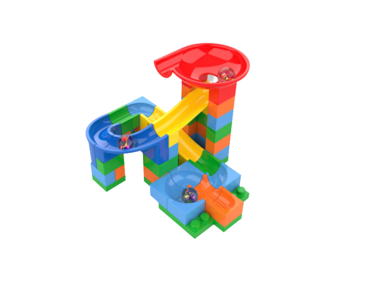 Building Blocks Track Maze - 56 Piece