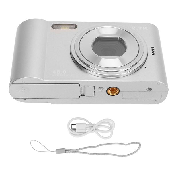 Stylish Cute Camera, 48MP, 2.7K, 8X Zoom, HD, AF, For Teens Students Gift